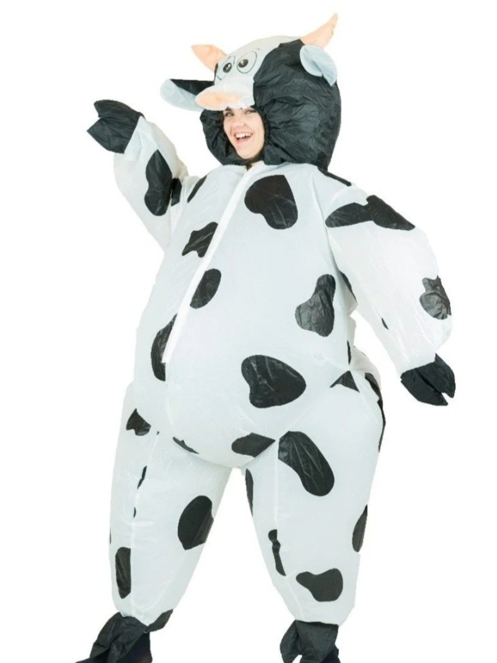 BodySocks Unisex Inflatable Cow Costume One Size Fits Most For Halloween Cosplay
